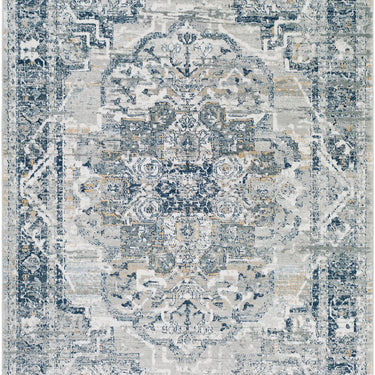 Jolie Vintage Traditional Boho Blue Rug