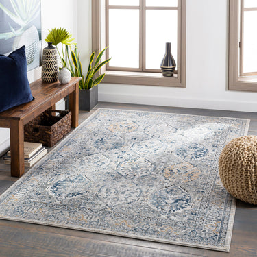 Jolie Vintage Traditional Boho Grey Rug