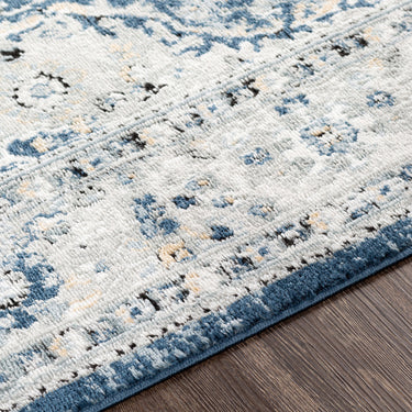 Jolie Vintage Traditional Boho Blue Rug