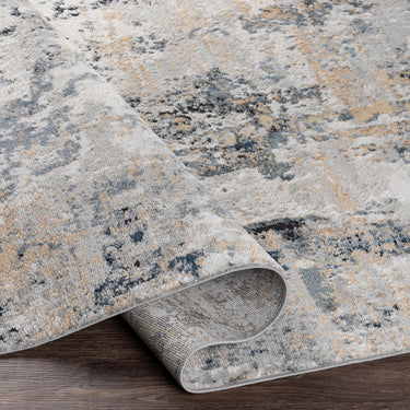 Jolie Abstract Moderne Marble Grey Rug