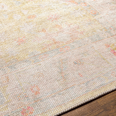 Kemer Vintage Washable Green Rug
