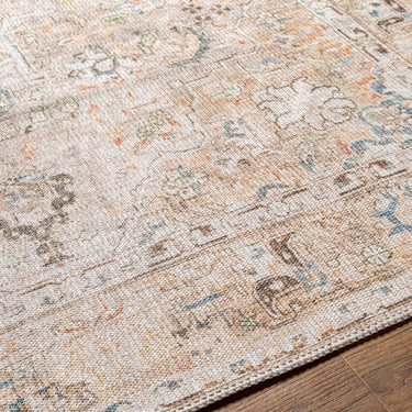 Kemer Vintage Washable Taupe Rug