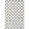 Klopp Modern Wool Checkered Grey, Pewter & Ivory Rug - Large Plus 153x219 cm (5' x 7'2'')