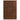 Linie Cocoa Brown Hand-Woven Wool Ribbed Textured Rug - overhead view