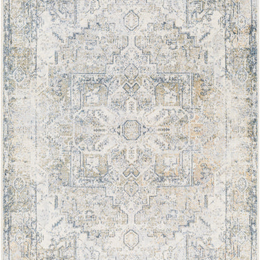 Lillian Vintage Traditional Washable Taupe Rug