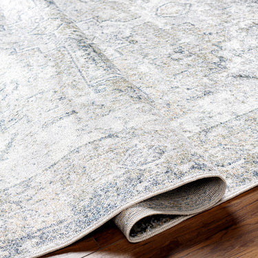 Lillian Vintage Traditional Washable Taupe Rug