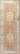 Lillian Traditional Washable Vintage Oriental Orange, Ivory & Blue Rug - Runner 80x220 cm (2'7'' x 7'3'')
