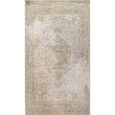 Lillian Vintage Traditional Washable Brown Rug