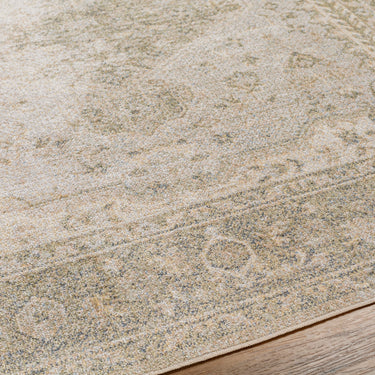 Lillian Vintage Traditional Washable Brown Rug
