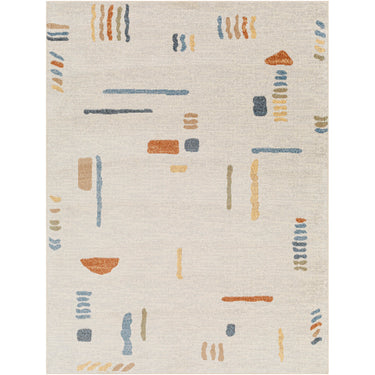 Lillian Modern Washable Beige Rug