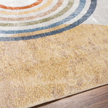 Lillian Modern Washable Beige Rug