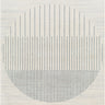 Lillian Geometric Washable Beige, Light Grey & Ivory Rug - Medium 120x170 cm (3'11'' x 5'7'')