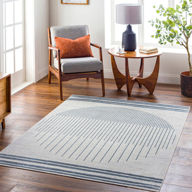Lillian Geometric Washable Beige Rug