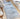 Lillian Traditional Washable Vintage Oriental Blue, Off-White & Terracotta Rug