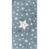 Lillian Kids Washable Multicolour, Blue & Light Grey Rug - Small 80x150 cm (2'7'' x 4'11'')