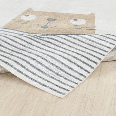 Lillian Kids Washable Beige Rug