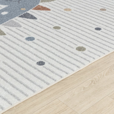 Lillian Kids Washable Beige Rug