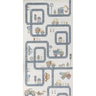 Lillian Kids Washable Beige, Black & Wheat Rug - Small 80x150 cm (2'7'' x 4'11'')