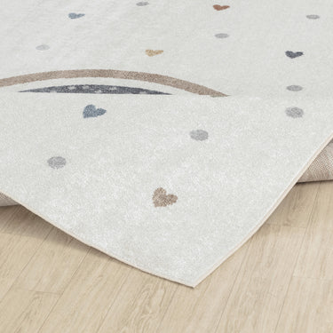 Lillian Kids Washable Multicolour, Beige & Burnt Orange Rug - Design LLL2348