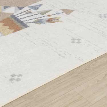 Lillian Kids Washable Beige Rug