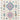 Lofty Vintage Runner Shaggy Oriental Ivory, Blue & Aqua Rug - Large Plus 160x213 cm (5'3'' x 7')
