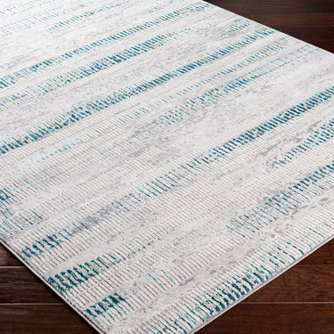 Lustro Modern Blue Rug