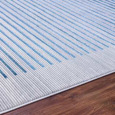 Lustro Modern Blue Rug
