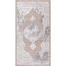 Lustro Vintage Oriental Beige, White & Light Grey Rug - Small 80x150 cm (2'7'' x 4'11'')