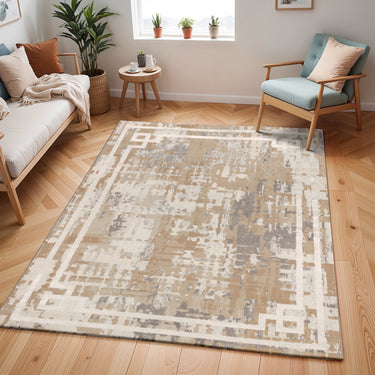 Lustro Modern Beige Rug