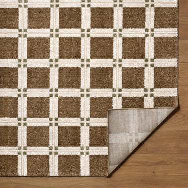 La Luna Modern Graphic Brown Rug