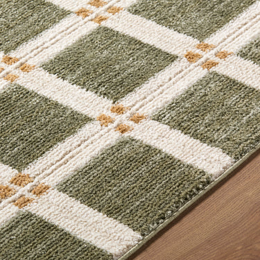 La Luna Modern Graphic Green Rug
