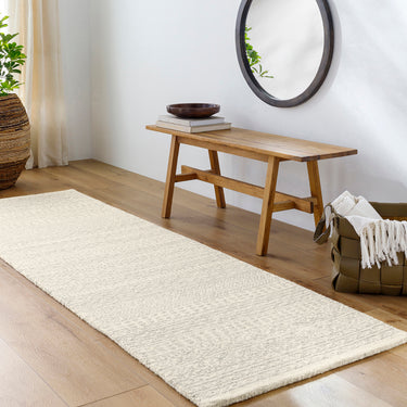 Mystique Modern Wool Modern Cream Rug