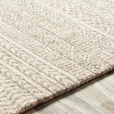Mystique Modern Wool Modern Cream Rug