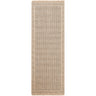 Mirage Cottage Fringe Jute Look Runner Outdoor Beige, Tan & Black Rug - Design MGE2301 - Runner 78x213 cm (2'7'' x 7')
