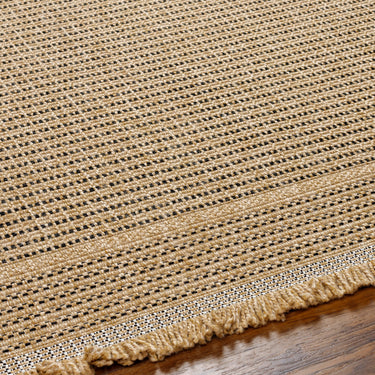 Mirage Cottage Fringe Jute Look Runner Beige