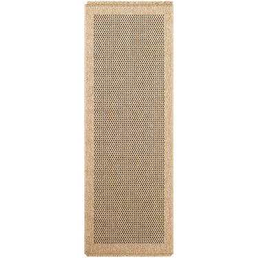Mirage Cottage Fringe Jute Look Runner Beige
