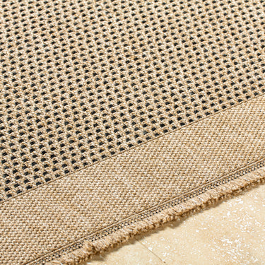 Mirage Cottage Fringe Jute Look Runner Beige