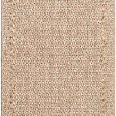 Mirage Cottage Fringe Jute Look Beige Rug