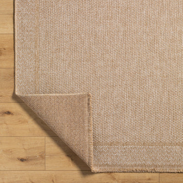 Mirage Cottage Fringe Jute Look Beige Rug