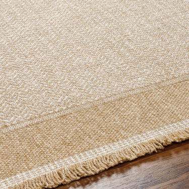 Mirage Cottage Fringe Jute Look Runner Beige