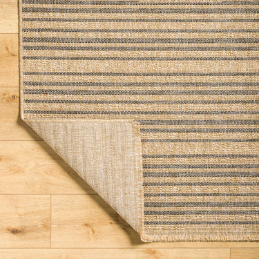Mirage Cottage Fringe Jute Look Runner Brown