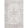 Monte Carlo Vintage Traditional Boho Oriental Grey, Charcoal & White Rug - Large Plus 160x220 cm (5'3'' x 7'3'')