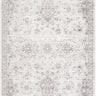 Monte Carlo Vintage Traditional Boho Oriental Grey, LightGray & White Rug - Large Plus 160x220 cm (5'3'' x 7'3'')