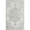 Monaco Vintage Traditional Boho Oriental Cream, Silver Grey & Grey Rug - Small 80x150 cm (2'7'' x 4'11'')