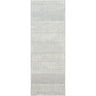 Monaco Geometric Runner Skandi Grey, Silver Grey & Ivory Rug - Runner 80x220 cm (2'7'' x 7'3'')