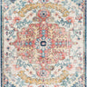 Murat Vintage Oriental Blue, Aqua & Burgandy Rug - Large Plus 160x220 cm (5'3'' x 7'3'')