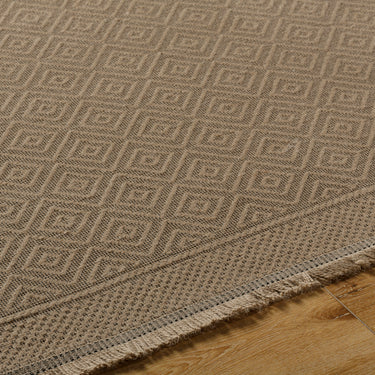 Mystery Modern Jute Brown Rug