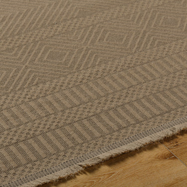 Mystery Modern Jute Brown Rug