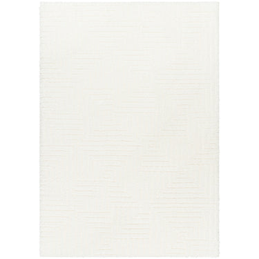 Nomadic Modern Modern Graphic Soft Plush Pile Ivory Rug