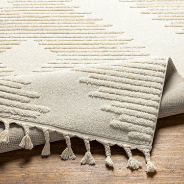Nora Global High Pile Fringe Neutral Rug